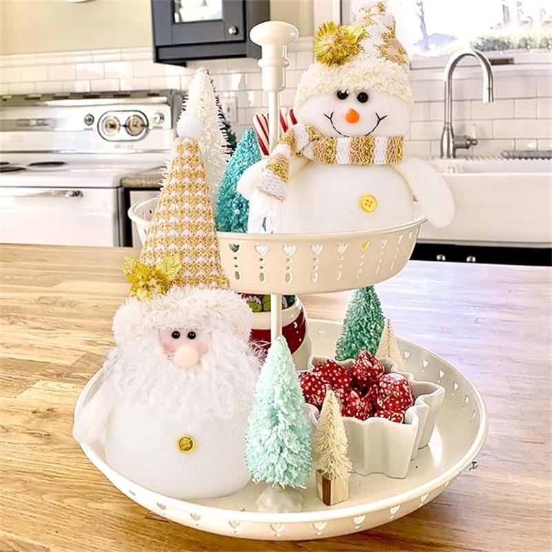 Christmas Dwarf Toys Snowman Dolls With Gloves, Christmas Cute Home Ornaments, Home Living Room Bar Cafe Ornament