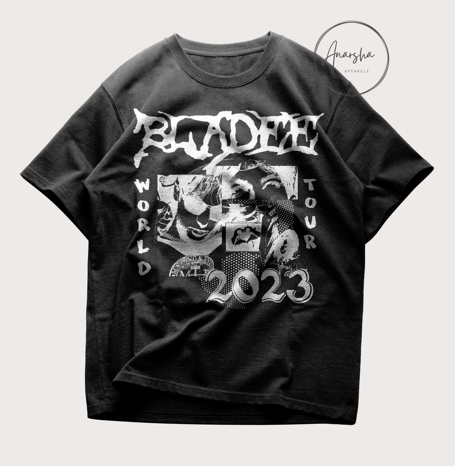 Bladee T-shirt - Melodic Rap Tshirt - Bladee Merch - Unisex Rap Clothing 2XL