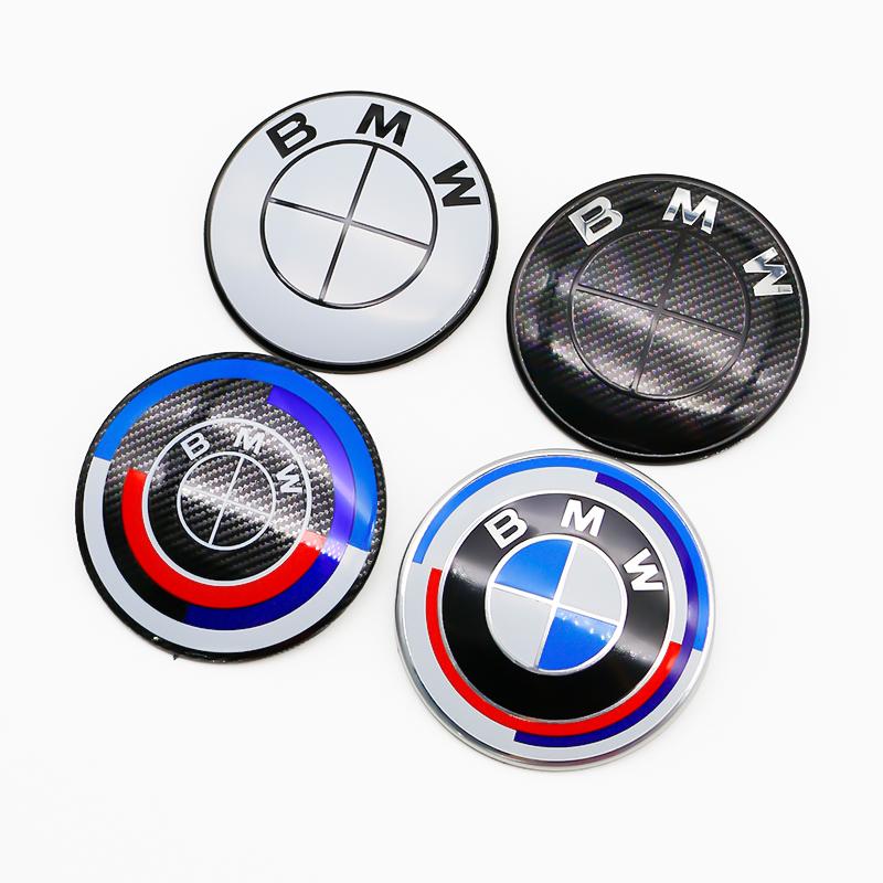 For BMW M 1PC 3d ABS 74mm 82mm Car Rear Boot Badges Front Hood Emblem Logo for BMW F10 E64 E63 E60 E52 E83 E46 E39 E92 E90 E93 M2 M3 M4 M5 Zdsr2