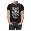König Totenkopf König Totenkopf Krone T-Shirt Druck Unisex Baumwolle Fruit of The Loom