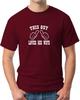 THIS GUY LOVES HIS WIFE - FUNNY SLOGAN Mens T-Shirt