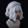 Fashion Punk PU Headband with Studded Rivet for Parties Nightclubs
