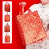 10pcs Red Chinese Style Lucky Bag Good Luck New Year Storage Bag Celebrate Marriage