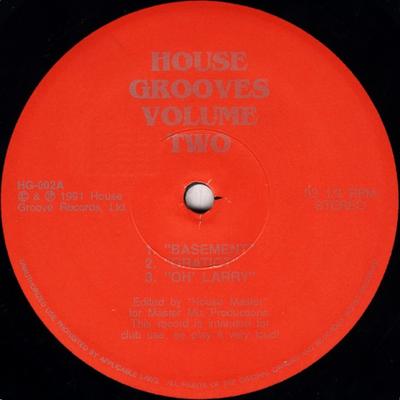 12inch Record VARIOUS - House Grooves Volume Two HG002 House Groove Re 1991 US Dance & Electronica Used