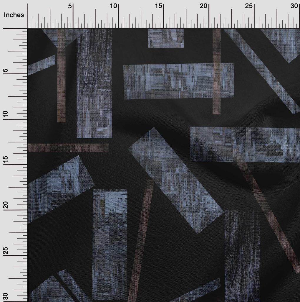 oneOone Georgette Viscose Coin Gray Fabric Abstracts Diy Clothing Quilting Fabric Print Fabric By Yard 42 Inch