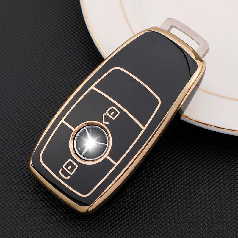 Mercedes-Benz Key Cover Is Suitable for The New E-class E200/E300L/C-class C260L Car Keycase Chain
