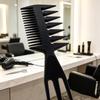 3ks Hřeben na úpravu vlasů se širokými zuby Hřeben na vlasy Hřeben s texturou Pro uhlazené vlasy Undercut Antistatický hřeben Sada hřebenů na styling pro muže