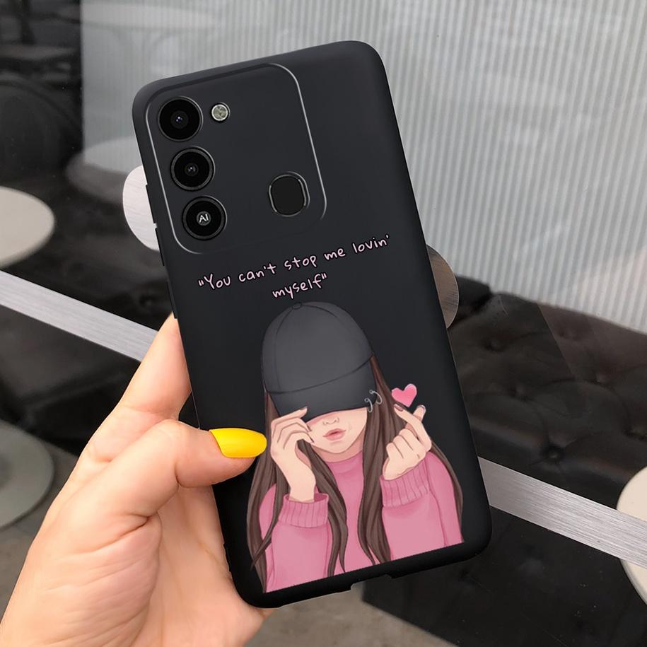 Couple Heart Silicone Case For Tecno Spark 8C Cover Spark8 8 C KG5k KG5j Painted Soft TPU Phone Case For Tecno Spark 8 Pro Etui