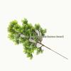7-Branch Eucalyptus Halloween Decoration: Outdoor Potted Plastic Plant Ornament