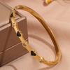 Hot-selling titanium steel bracelet, girls' high-end sense of fashion, popular light luxury in Europe and the United States, Gypsy star love diamond 