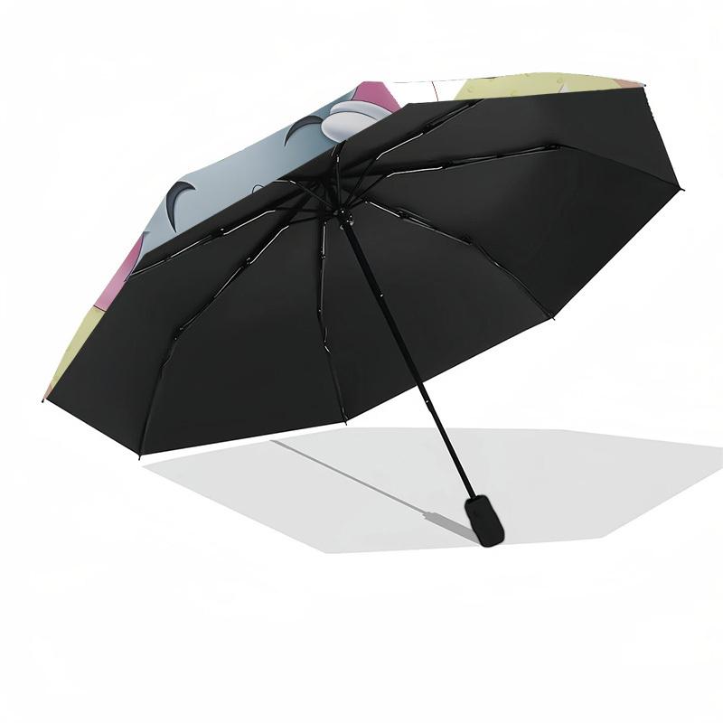 1pc Tom, Jerry Automatic Open/Close Umbrella, Lightweight Design for Everyone,Durable Canopy Yy251014050