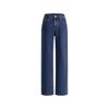 Navigare Women's Far-Infrared Fleece-Lined Straight Leg Denim Jeans