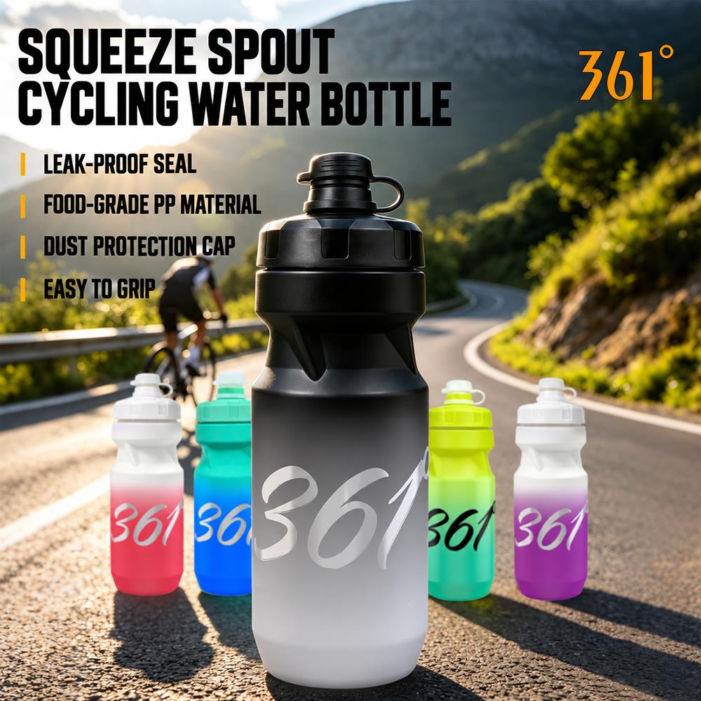 361 Degrees Bicycle Water Bottle 610ML Bike Bottle Squeeze Portable Waterbottle Cycling Water Bottles MTB Road Bike Accessories 1