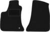 Black Front Floor Mats For: Chrysler 300C Sedan, Station Wagon, Touring (2004-2010)
