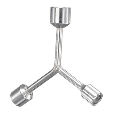 CoCud Socket and 19mm Hex Spanner Repair Tool Bicycle Maintenance and 1 Piece Y-Type 3-Way Wrench, 14mm, 17mm, Lengths, CR-V Y-Type (Application