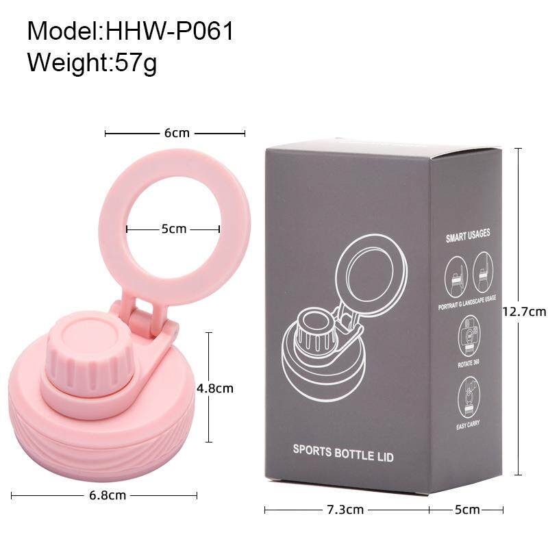 2025 New Arrival Magnetic Phone Holder Cover Large Capacity Thermal Insulation Cup Cover Portable Handle Outdoor Sports Water Cup Cover