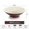 Net Celebrity Melamine Ramen Bowl: Two-Tone Creative Design, Large, Ideal for Mala Tang and Rice Noodles