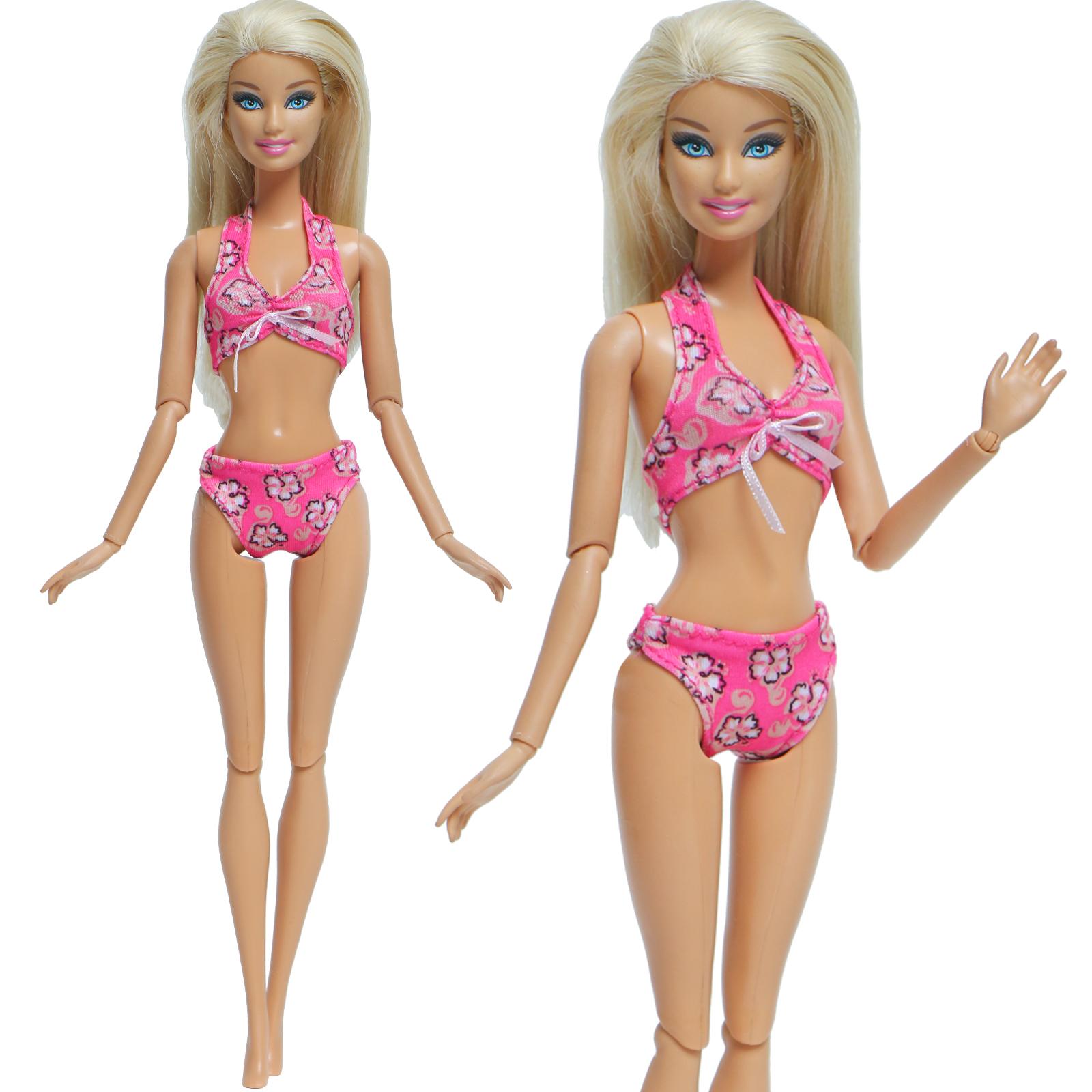 

Модная кукольная одежда Купальник Бикини Платье Летний наряд Топы Брюки Купальные костюмы Пляжные аксессуары Одежда для куклы 1/6 Игрушки для девочек