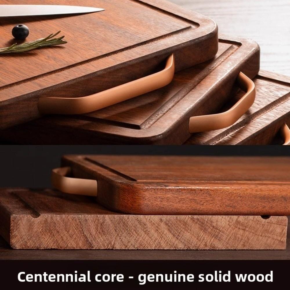 Durable Solid Wood Cutting Board Antibacterial Double-sided Vegetable Cutting Board Ebony Anti Mold Cutting Board Mats Household