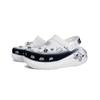 Crocs Crush Clog EVA Comic Graffiti Decorative Buckle Graffiti Trend Killer Kitten Gift Box Hole Shoes Unisex Black and White