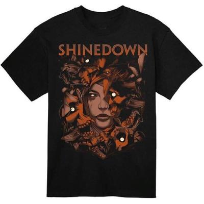 VZÁCNÝ! Shinedown Černé Bavlněné Tričko Dárek Pro Fanoušky Všechny Velikosti S až 5XL Tričko TA203 Unisex Tričko