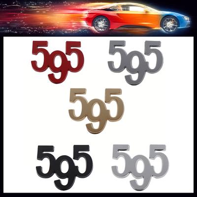 3D Преміум 595 для 124 125 130 131 Punto 500 600 Abarth Італія автомобіль Крило багажник Задній капот Декаль Емблема Значок Наклейка Аксесуари