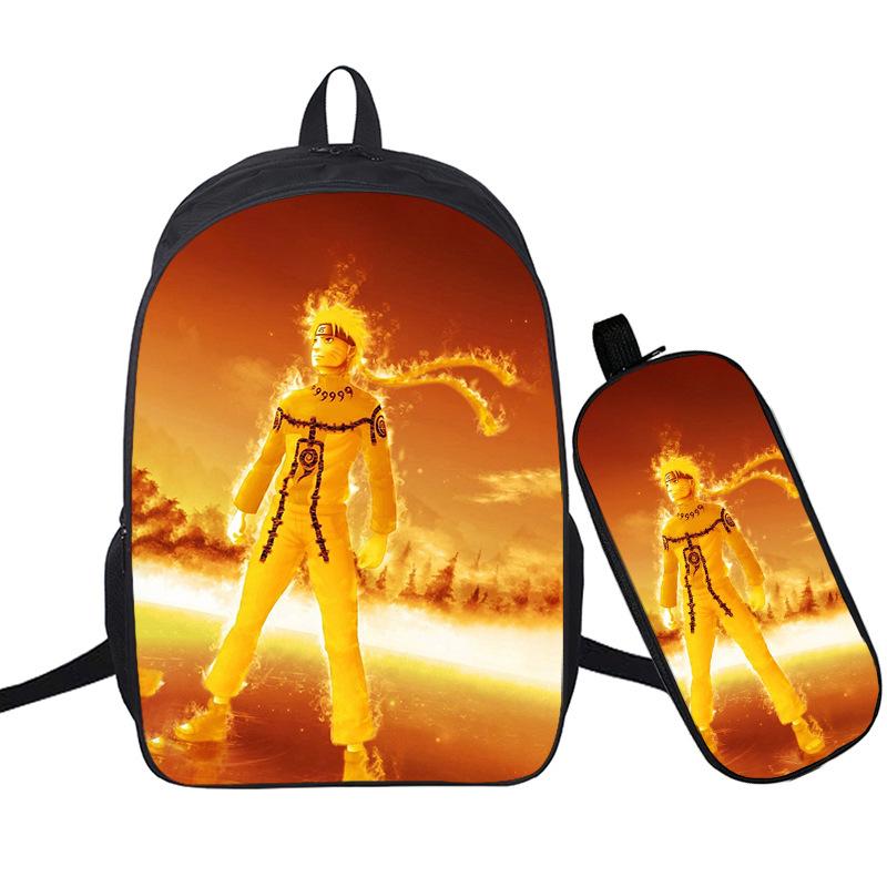 Riman 3D Digital Printing Backpack Two-piece Set Full-color Backpack Student Schoolbag