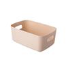5pcs Plastic Storage Basket Desktop Organizer Bin with Handles for Cosmetics Toiletries Kitchen Snacks Sundries