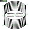 For NINJA ZZR1200 ZZR1400 ZZR1100 motorcycle 17 inch front and rear wheel decals reflective rim stickers decoration
