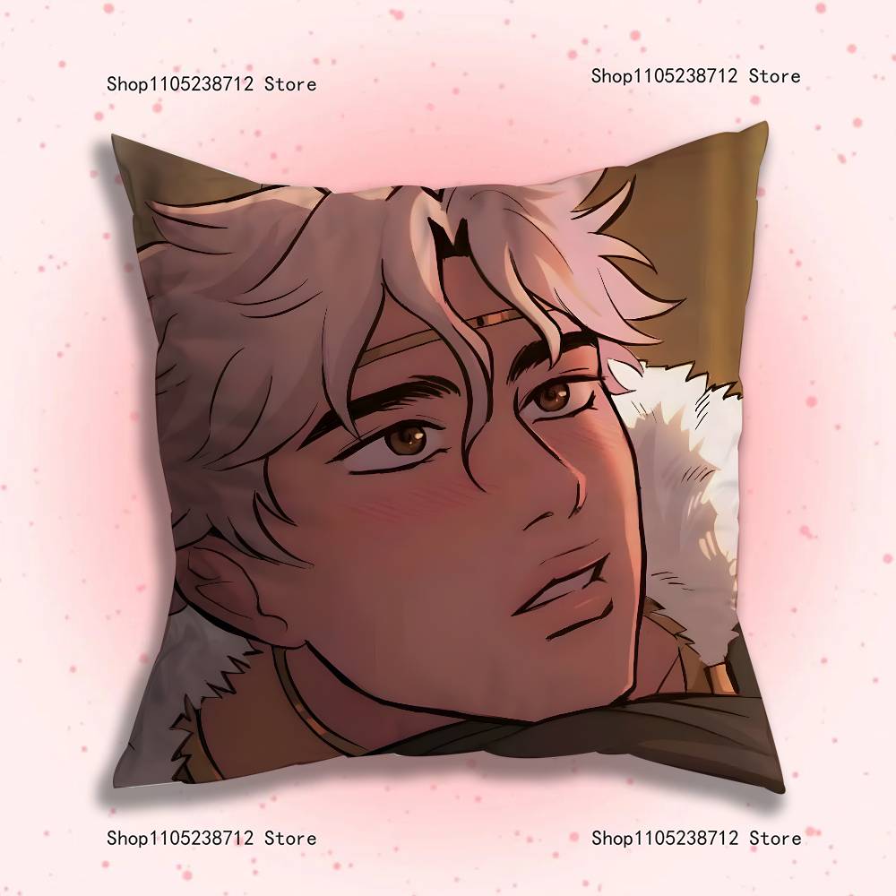 O-Osora Comic Pillow Covers Cartoon Sofa Decorative Home Double-Sided Printing Short Plush Cute Cushion Cover