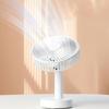 Plastic USB Rechargeable Fan Adjustable Height Desktop Fan New Mini Electric Fan  Summer