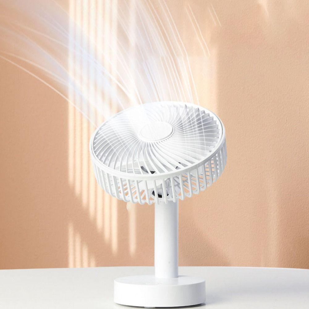 Plastic Mini Electric Fan Indoor Desktop Fan High Quality USB Rechargeable Fan  Camping