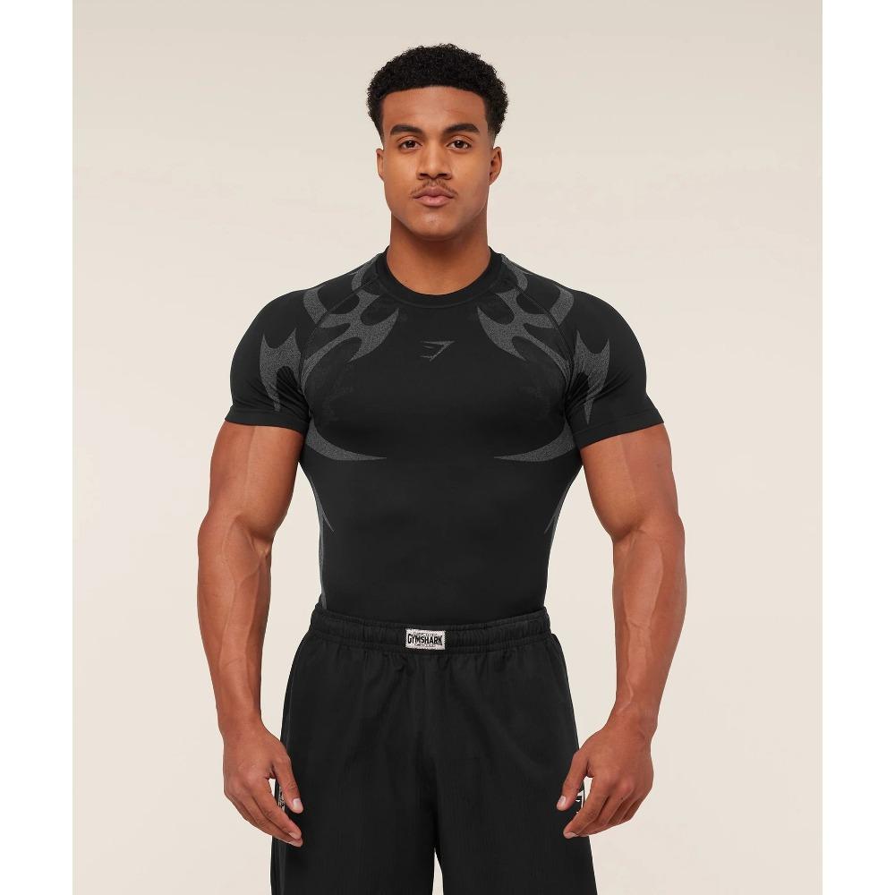 Short Sleeved Summer T-shirt Quick Drying Breathable Sports and Leisure Running Top Elastic Fitness