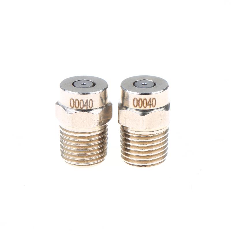 2Pcs 0/15/25/40 Degree Water Jet Angle Speed 1/4Thread Pressure Washer Cleaning Nozzle For Pressure Washer Jet Wash Spray Nozzle