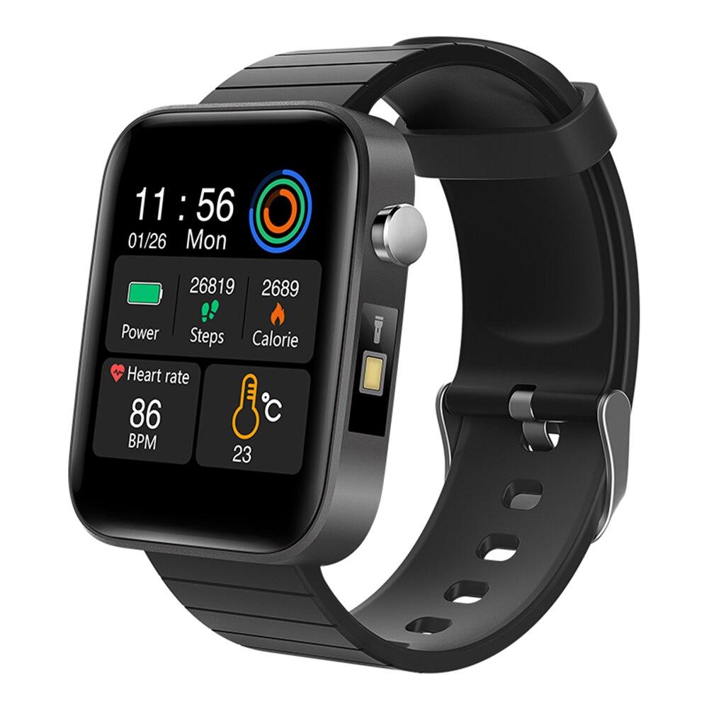 2022 T68 Smart Watch Hombres Temperatura corporal Medir la frecuencia  cardíaca Presión arterial Pulsera de oxígeno Recordatorio de llamada Reloj  inteligente Negro comprar a buen precio — entrega gratuita, reseñas reales  con