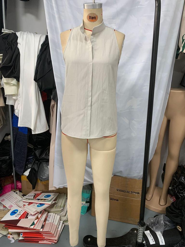 Elegantes ärmelloses V-Ausschnitt-Schlankmacher-Top für Damen - Sommer 2026 Mode