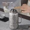 Temake Pure Titanium Portable Insulated Flask