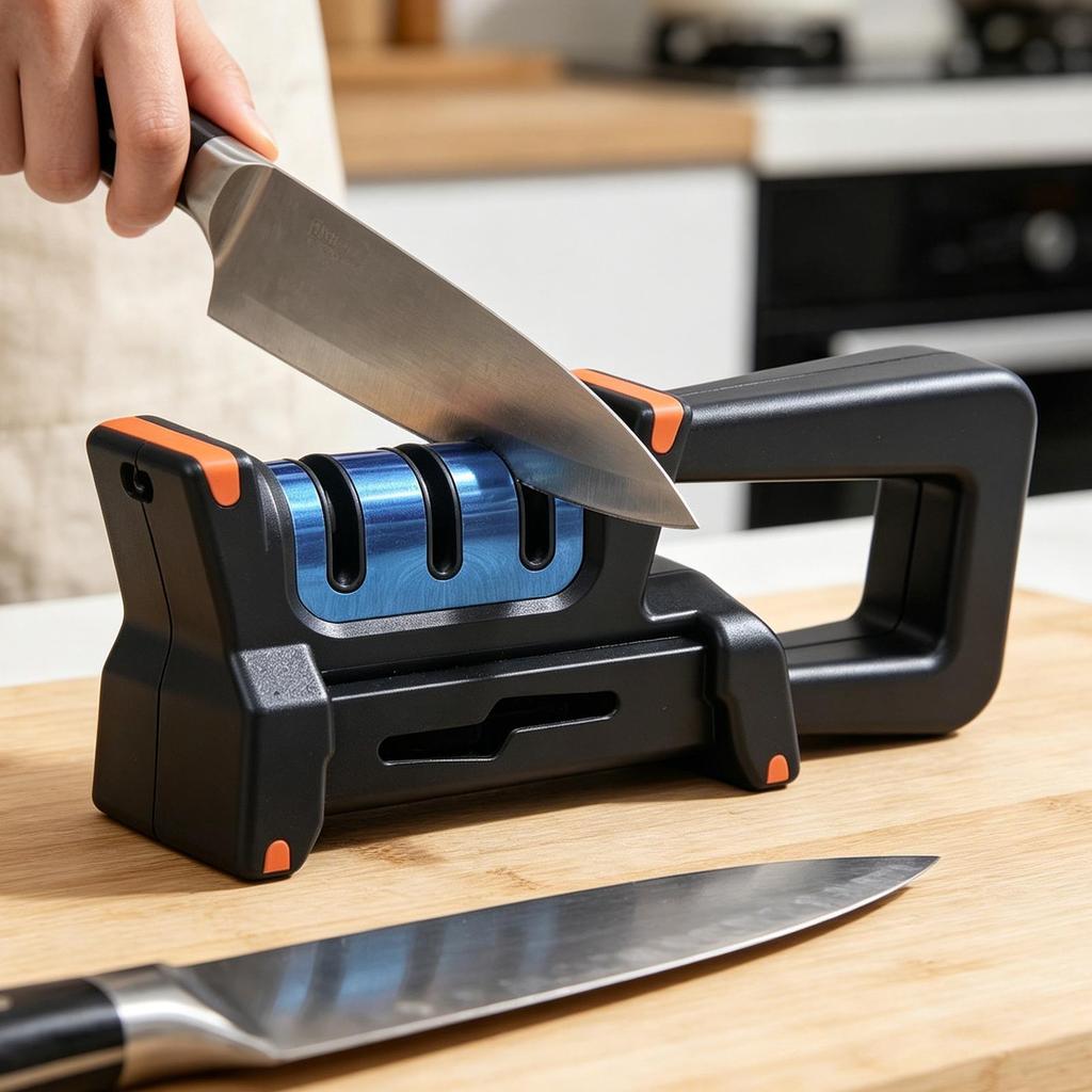 Hand-held knife sharpener fast sharpening stone Multi functional knife sharpening rod for household kitchen scissors tools