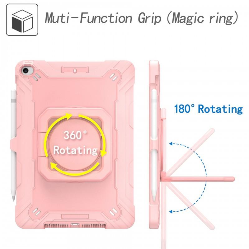IPad Pro 11 Case With Kickstand Rotation Support Shockproof Full Cover 10.2 10.9 Mini 6 5 Adjustable Wrist Strap
