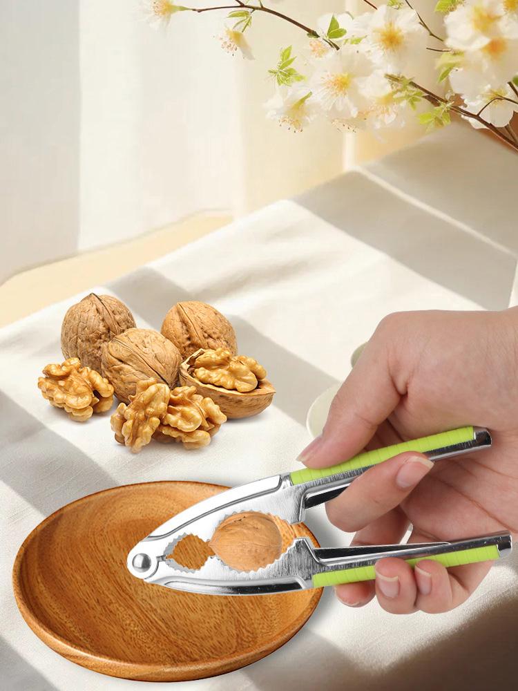 Sheller Opener Nut Clip Quick Walnut Cracker Kitchen Tools Pine Pecan Hazelnut Plier Stainless Steel Nutcracker Nut Cracker