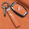 Zinc Alloy Leather Car Key Fob Case For Saic Maxus T60 G10 G50 V80 Key Case Car Rc Folding Key Fob Case