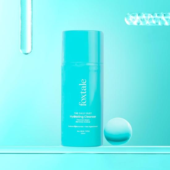 Foxtale Gentle Hydrating Face Wash with Hyaluronic Acid, Vitamin B5 | Deep Pore Cleansing| Cleanser For Men & Women | All Skin Types | 100 Ml