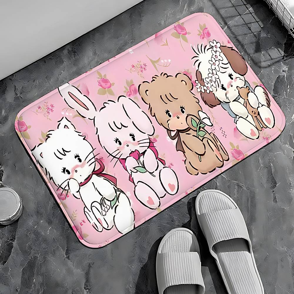 M-Mikkos-Cat Entry Door Floor Mat Festive Decorations Carpet Bathroom Anti-slip Mat Entrance Doormat