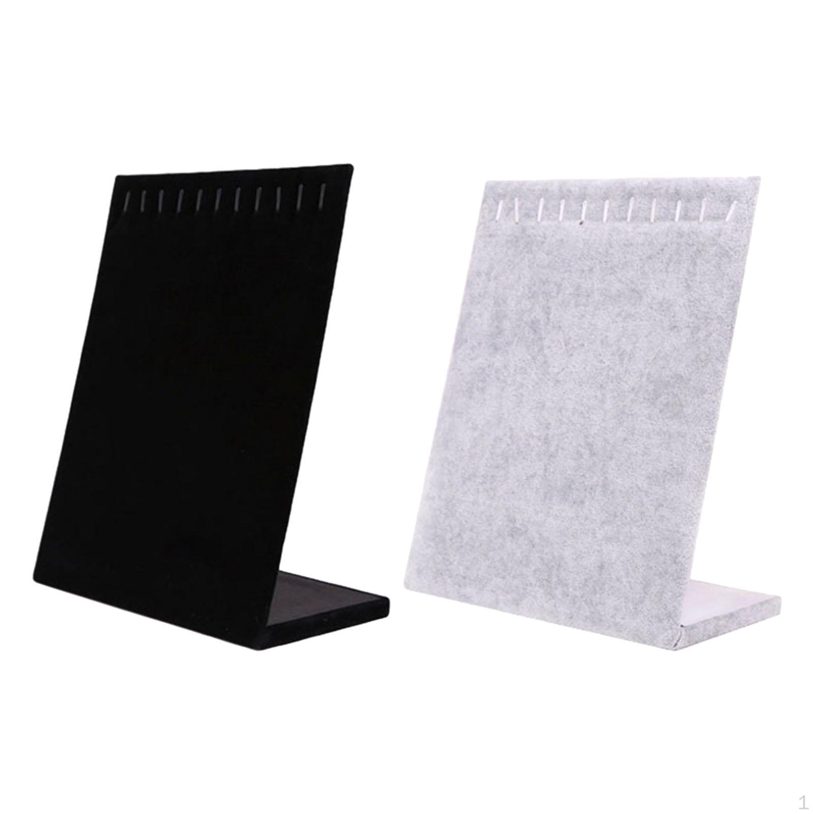 

2 шт. Подставка для демонстрации ожерелий с 17 крючками, Держатель для хранения ожерелий, Витрина для выставок