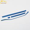 18 Tange Central Control Bright Strip Dashboard Trim - Stainless Steel Decorative Car Accessory