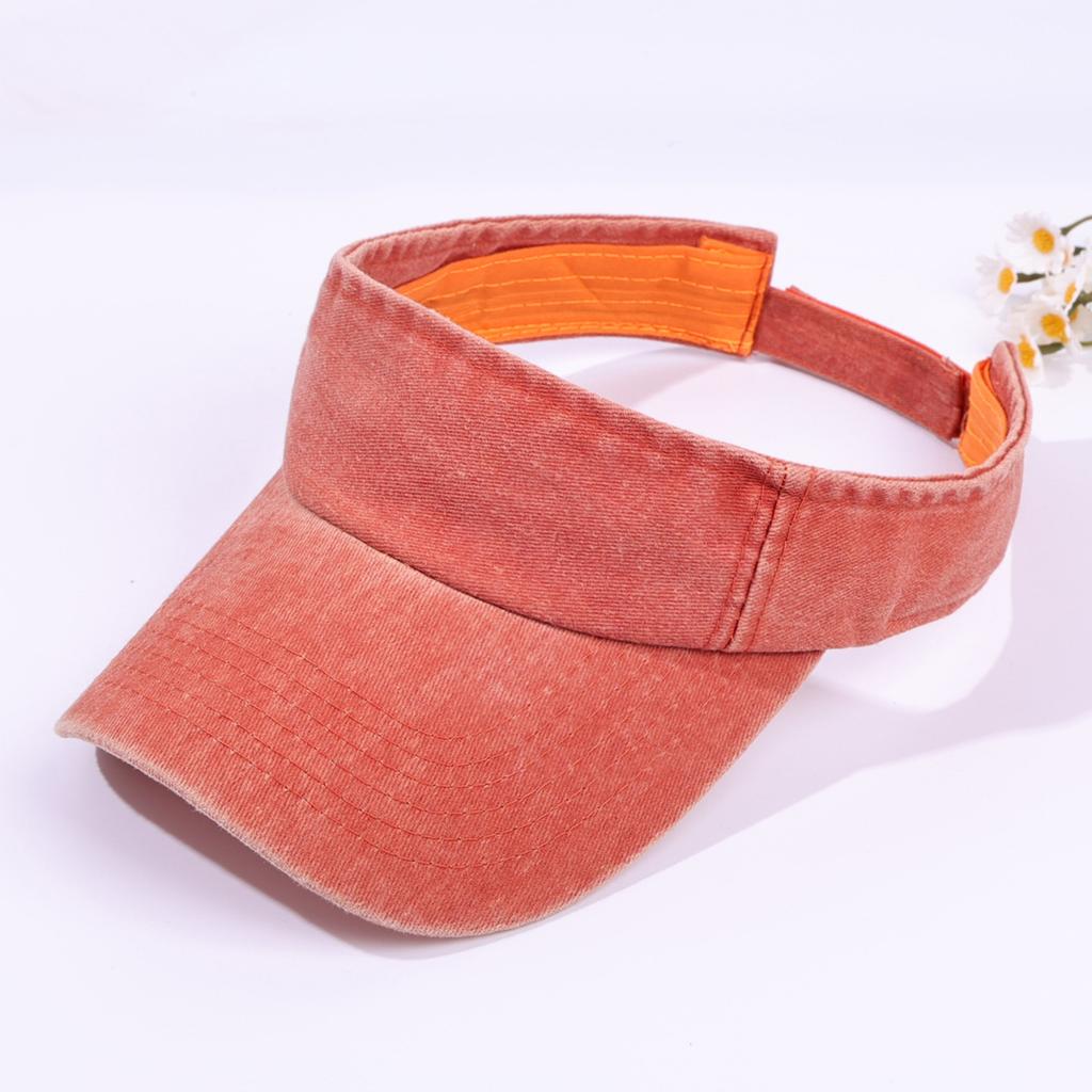 Fashion Washed Hollow Hat Casual Outdoor Shade Baseball Cap Labelable