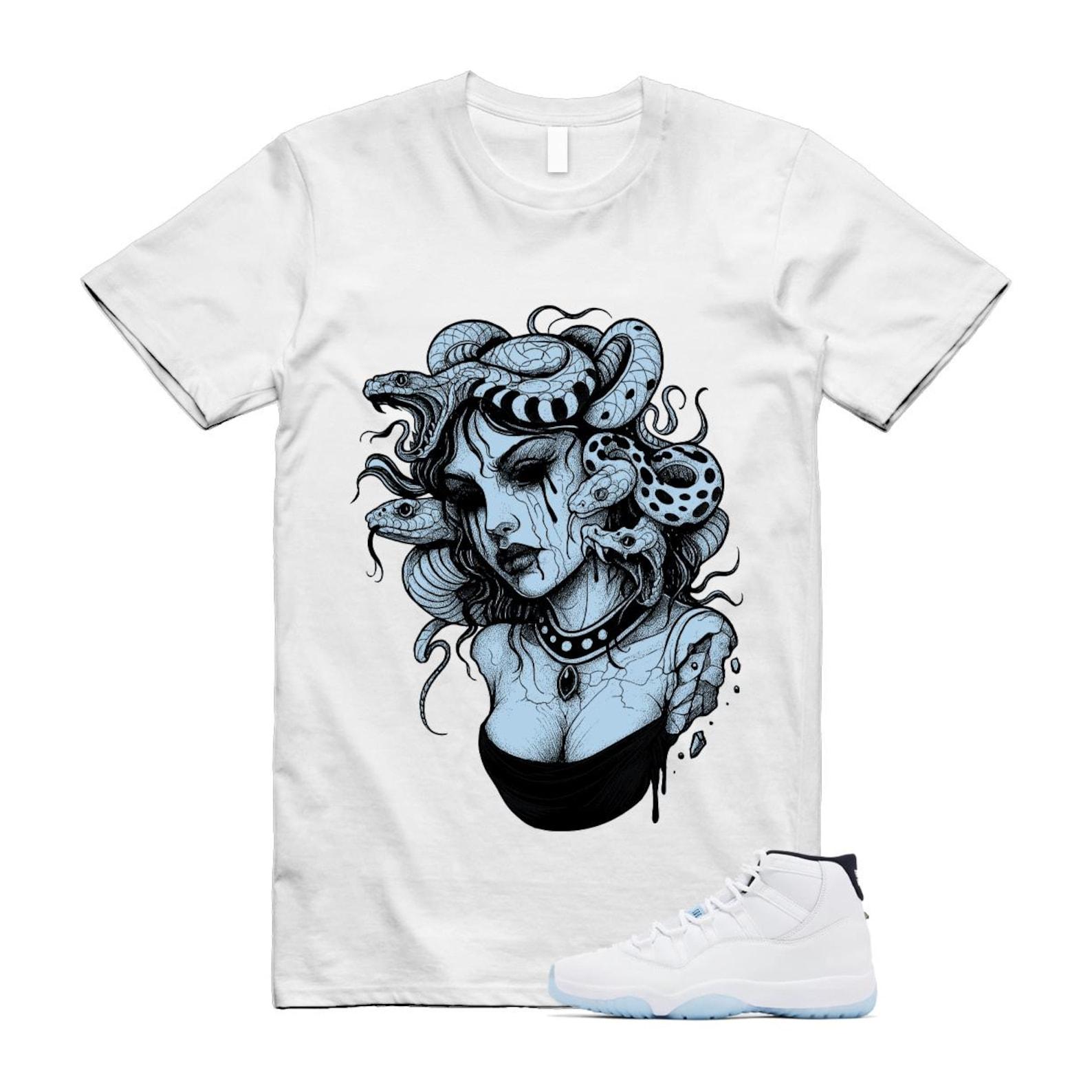 11 Legend Blue White Black 2024 T Shirt Match SNAKES 2XL
