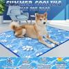KEMORELA Large Dog Cooling Pad Self-Cooling Ice Silk Pad Washable Pet Dog Cooling Mat for Summer Comfortable Dogs And Cats