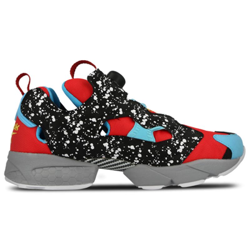 Reebok Instapump Fury 'Black Red Blue' Sneakers V66114
