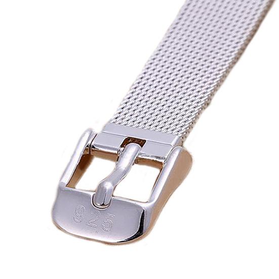 Bracelet Adjustable Fine Workmamship Silver Plated Adjustable Belt Buckle for Daily Wear